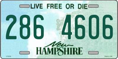 NH license plate 2864606