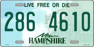 NH license plate 2864610