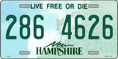 NH license plate 2864626
