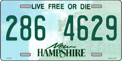 NH license plate 2864629
