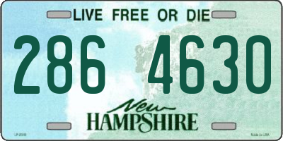 NH license plate 2864630