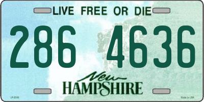 NH license plate 2864636