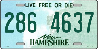 NH license plate 2864637