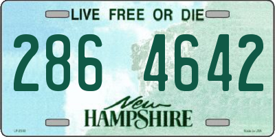 NH license plate 2864642