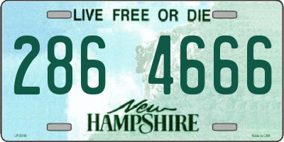 NH license plate 2864666