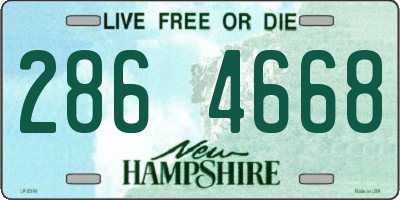 NH license plate 2864668