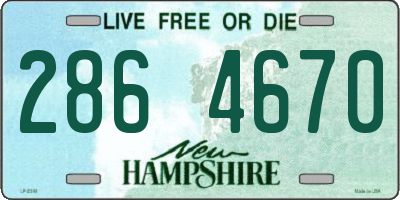 NH license plate 2864670
