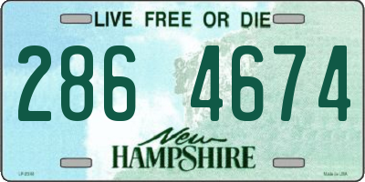 NH license plate 2864674