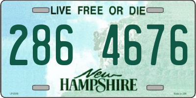 NH license plate 2864676