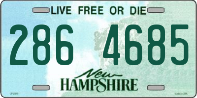 NH license plate 2864685
