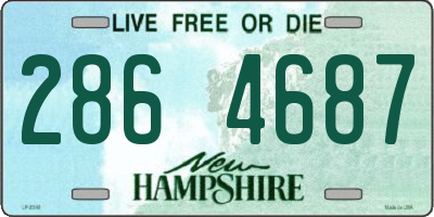 NH license plate 2864687
