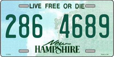 NH license plate 2864689