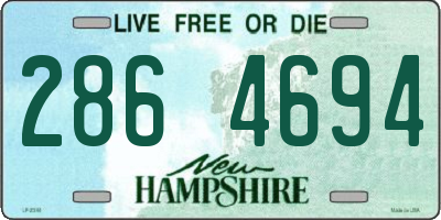 NH license plate 2864694