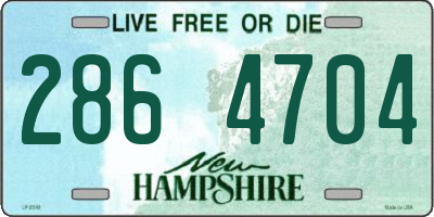 NH license plate 2864704