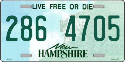 NH license plate 2864705