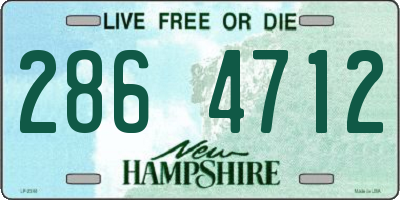 NH license plate 2864712
