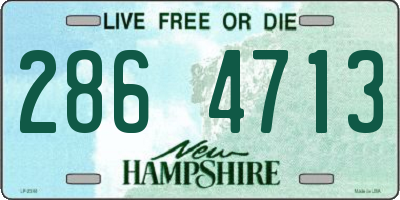 NH license plate 2864713