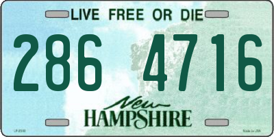 NH license plate 2864716