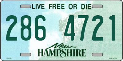 NH license plate 2864721