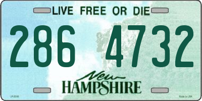 NH license plate 2864732