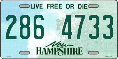 NH license plate 2864733