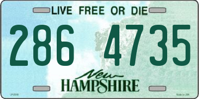NH license plate 2864735