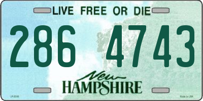 NH license plate 2864743