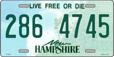 NH license plate 2864745