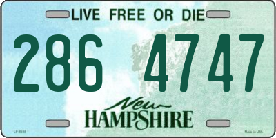 NH license plate 2864747