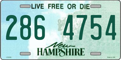 NH license plate 2864754