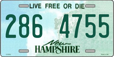 NH license plate 2864755