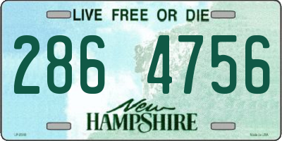 NH license plate 2864756