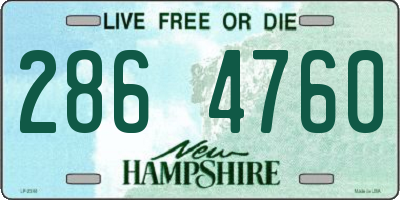 NH license plate 2864760