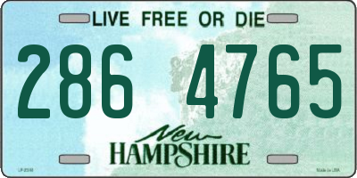 NH license plate 2864765