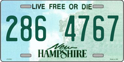 NH license plate 2864767