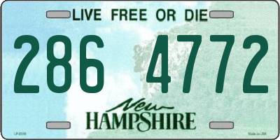 NH license plate 2864772
