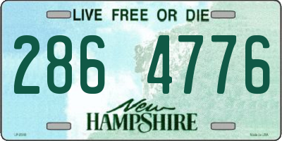 NH license plate 2864776