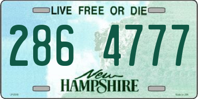 NH license plate 2864777