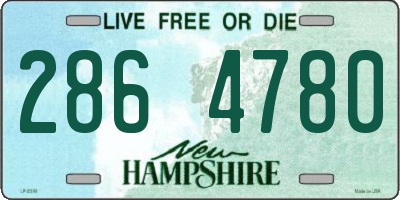 NH license plate 2864780