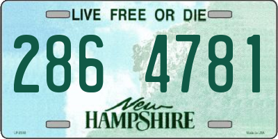 NH license plate 2864781