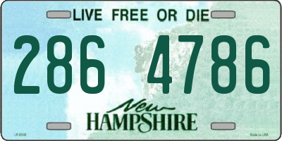 NH license plate 2864786