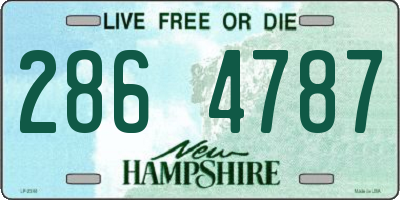 NH license plate 2864787
