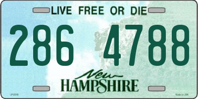 NH license plate 2864788