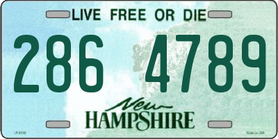 NH license plate 2864789