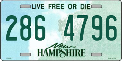 NH license plate 2864796