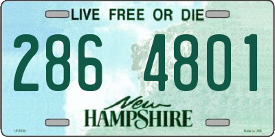 NH license plate 2864801
