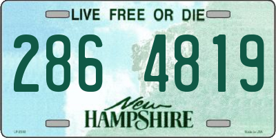 NH license plate 2864819
