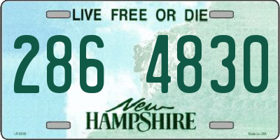 NH license plate 2864830