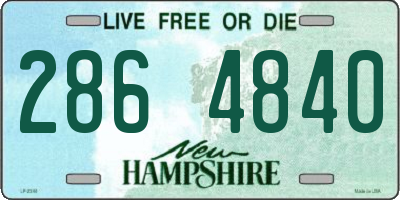 NH license plate 2864840