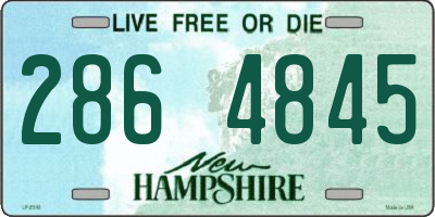 NH license plate 2864845